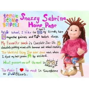  Ty Teenie Beanie Boppers Snazzy Sabrina Toys & Games