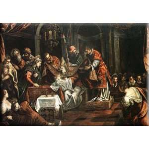  The Circumcision 30x21 Streched Canvas Art by Tintoretto 
