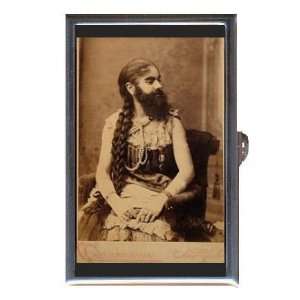 Circus Freak Bearded Lady Wild Coin, Mint or Pill Box Made in USA