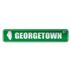   GEORGETOWN ST  STREET SIGN USA CITY ILLINOIS