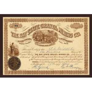  The Bay State Gravel Mining Company 20x30 poster