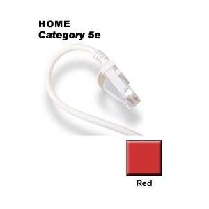  Leviton 5HHOM 4R 4 Foot HOME 5e Patch Cable   Red