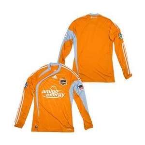   Dynamo Mens Authentic LS Home Jersey   Light Orange Small Sports