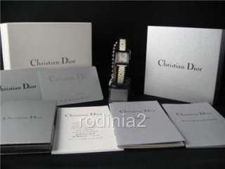 Auth Christian Dior Malice Mother of Pearl Dial Quartz  
