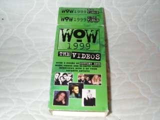 WOW 1999 BIO THE VIDEOS VHS CHRISTIAN MUSIC VEGGIETALES  