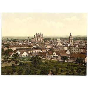  Photochrom Reprint of Speyer, general view, the Rhine 