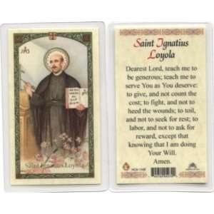  Prayer to St. Ignatius Loyola Holy Card (HC9 116E 