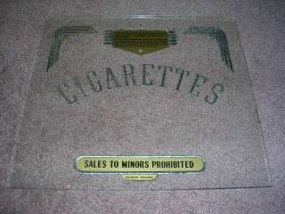   1940S Coin Op Cigarette SLOT Machine CIGAROLA CIGA ROLA GLASS  