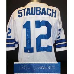  Roger Staubach Signed Jersey   Custom ~ Hall of Famer 
