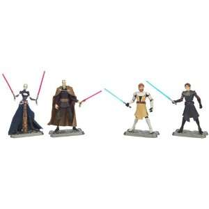  Star Wars The Clone Wars Battle Packs Jedi Showdown Toys 