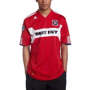  MLS Chicago Fire Mens Replica Home Jersey: Sports 