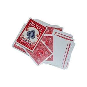   Back RED Cards Bicycle Poker Magic Close Up Toys 