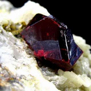 Large Red Cinnabar Crystal on Dolomite cbgz2ie0118  