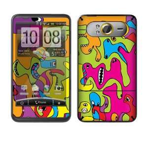  HTC HD7 Skin Decal Sticker   Color Monsters Everything 