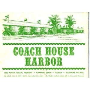Coach House Harbor Menu Pompano Beach FL