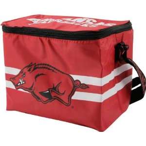   Arkansas Razorbacks Lunch Bag: 6 Pack Zipper Cooler: Sports & Outdoors