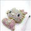 Bling hello kitty white back case for iphone 3G 3GS  