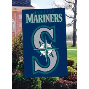  Seattle Mariners Appliqued Banner Flag Patio, Lawn 