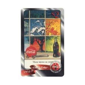 Coca Cola Collectible Phone Card: Coca Cola 96 $2. Coke 