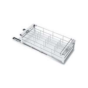  Simplehuman 9 Wide Chrome Plated Steel Cabinet Organizer 