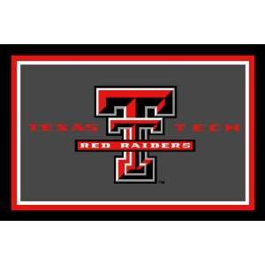  Texas Tech Red Raiders ( University Of ) NCAA 3x5 Area Rug 