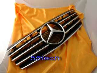 clk55 amg cl style grille with large center star authentic oem center 