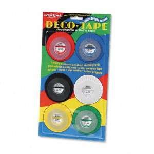 /Green/Yellow, 6/Box   Sold As 1 Pack   Self adhesive tape adds color 
