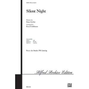  Silent Night Choral Octavo Choir Words and music by Joseph 