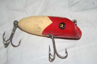 Vintage SOUTH BEND Fishing Tackle BASS Pike TRIX abe ORENO Wooden LURE 