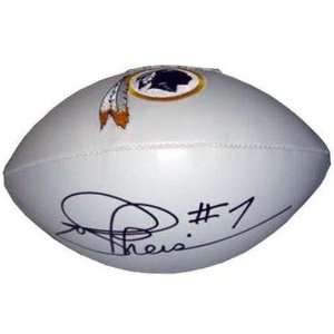  Joe Theismann Autographed Ball   Logo   Autographed 