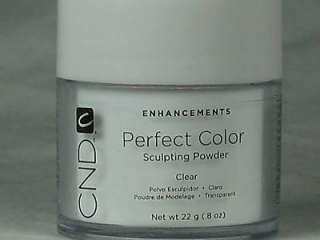 CND Creative Nail Acrylic Powder Perfect CLEAR .8oz  
