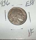 1936 X Fine Buffalo Nickel Nice Circulated Coin