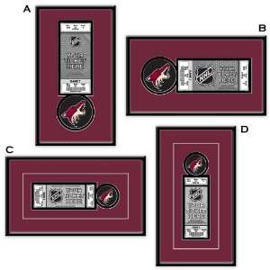  Phoenix Coyotes Single Ticket Frame Toys & Games