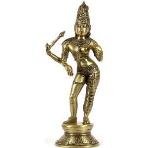   Describe as Male is in Reality Also Female.   Brass Sculpture Home