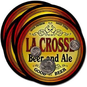  La Crosse , WI Beer & Ale Coasters   4pk 