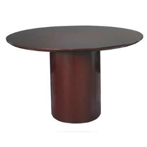   NCR48 48 Napoli Round Conference Table Finish Golden Cherry Baby