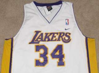   SHAQUILLE ONEAL LAKERS MENS BASKETBALL JERSEY SZ XL NBA OOP RARE SHAQ