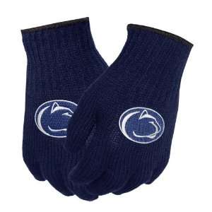 Penn State : Penn State Knit Tailgate Gloves:  Sports 