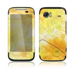    HTC Mozart Decal Skin Sticker   Yellow Flowers: Everything Else
