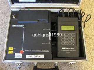 Kane May KM9104 Combustion Analyzer With Carrying Case in Great Shape 