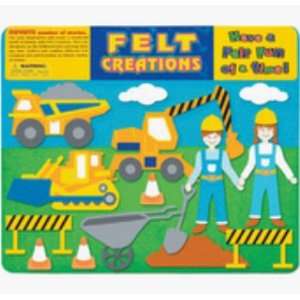  Construction Felt Creations Play Set: Toys & Games