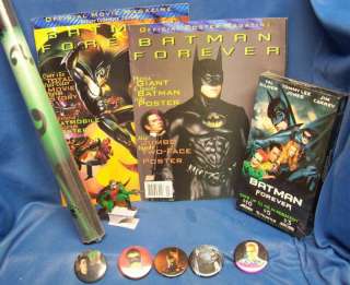 1995 DC Comics Batman Forever movie lot of 10 items  