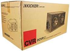 Kicker 10DCVR12 2 Ohm Dual 12 Ported Comp VR 1600 Watt Subwoofer Sub 
