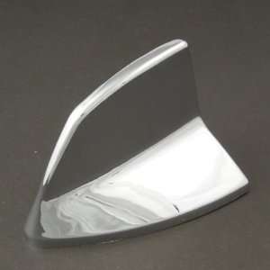    Silver/Chrome Eurpean Style Shark Fin Dummy Antenna: Automotive