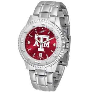  Texas A&M Aggies Mens Competitor Metal Watch Sports 