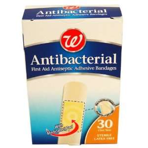   30 Count Antibacterial Bandages   Pack of 12 