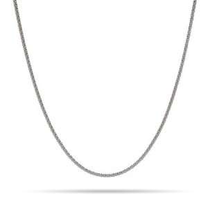 Sterling Silver Polished Coreana Chain Length 18 inches (Lengths 16 