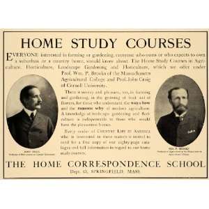  1906 Ad Home Correspondence School Course Cornell Craig 