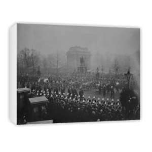 Queen Victorias funeral cortege passes   Canvas 