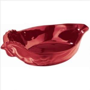  Revol Ceramic 2.2 qt. Poultry Roasting Dish   Red: Kitchen 